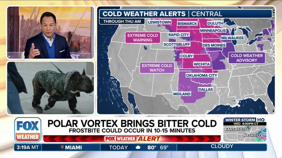 Polar vortex brings frostbite-inducing temps for millions through this week