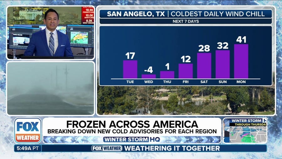 Polar vortex brings life-threatening cold to millions as far south as Texas
