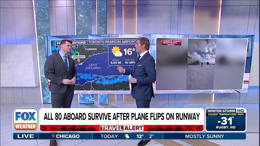 Fox News host Bill Hemmer discusses winter storm, plane crash on FOX Weather