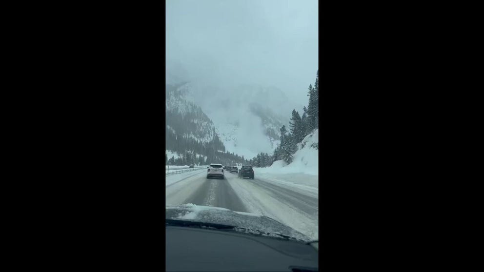 Video from the Colorado Department of Transportation shows the avalanche happening as drivers pass by on the highway between the mountains. The avalanche was naturally occurring. 