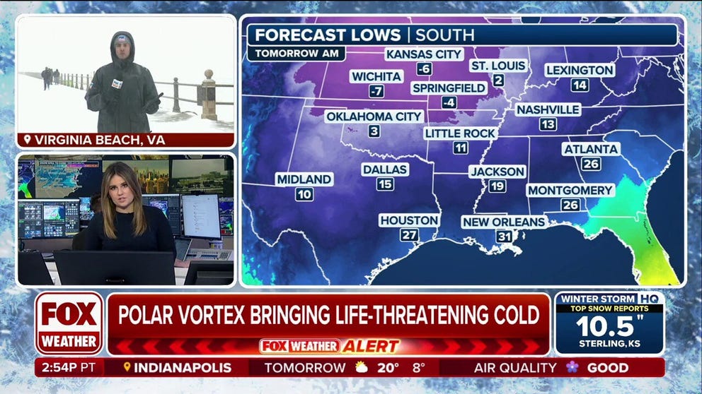 Widespread, record-breaking cold temperatures are expected from now through Friday. 30+ million people expected to see dangerously low temperatures. Numerous daily records are likely to be broken across the Plains, with some locations experiencing their coldest temperatures on record for so late in the season.