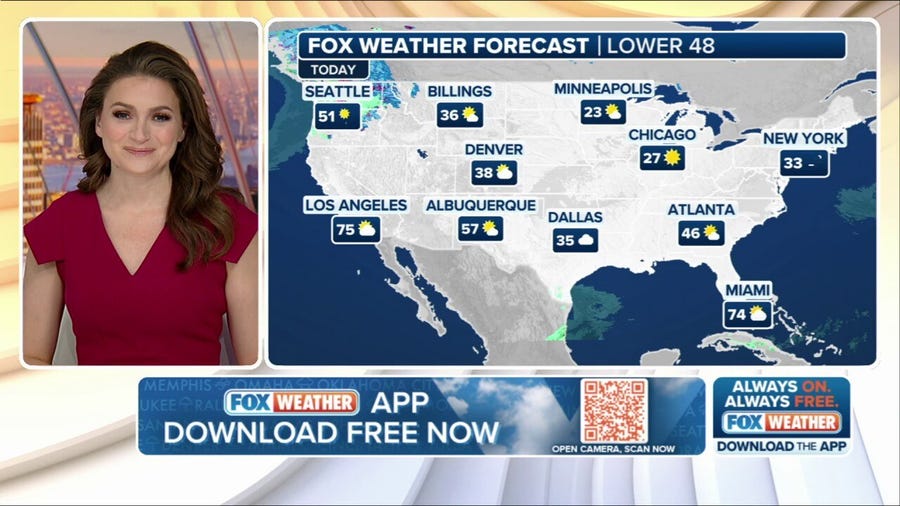 Weather in America: February 21, 2025