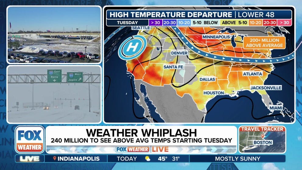 We are quickly approaching the start of meteorological spring, and with it comes a major pattern change that will usher in much warmer weather for most of the country. FOX Weather Meteorologist Jane Minar breaks down the latest forecast.