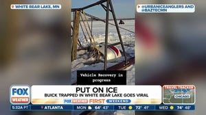 Buick frozen in Minnesota lake goes viral on social media