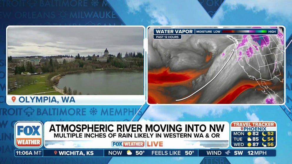 Flood Warnings issued as atmospheric river storm brings heavy rain ...