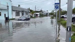 Key West swamped with flooding as heavy rain hits Florida