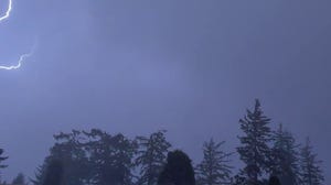 Watch: Vivid lightning illuminates sky above Bothell, Washington