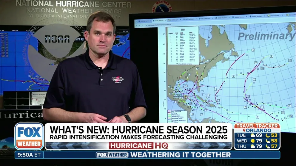 Michael Brennan, the director of NOAA's National Hurricane Center, spoke about the latest changes the NHC will implement regarding Potential Tropical Cyclones and the agency's advisories to the public. He also covered the NHC's review of forecasting storms in 2024. 