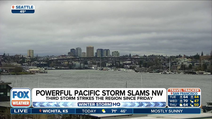 Northwest slammed by powerful atmospheric river storm