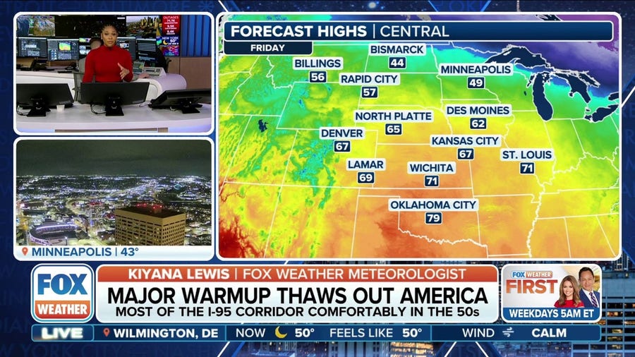 Major warmup thaws out America