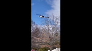 Helicopter carrying plane crash patient arrives in Manchester