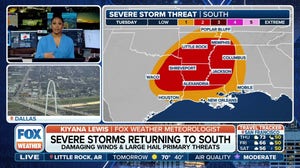 Rounds of severe weather loom for the South next week