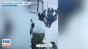 Massive avalanche buries dozens in India