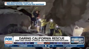 California crews use drones to help rescue trapped teen 