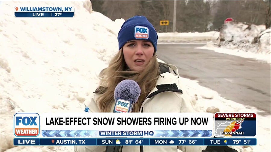 Heavy snow causes roofs to collapse in New York