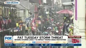 Severe weather could threaten Fat Tuesday celebrations in New Orleans