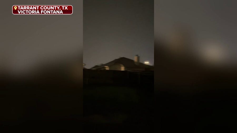 Watch: Sirens sound as damaging winds approach Texas town during severe weather