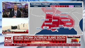 New Orleans under Tornado Watch as severe storms barrel across South