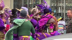 Severe weather descends on New Orleans for Mardi Gras