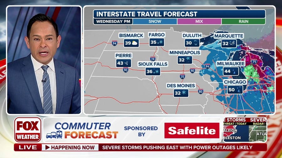 FOX Weather commuter forecast: How travel conditions look across the US