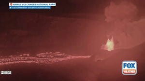 Hawaii's Kilauea volcano spews 165-foot lava fountain