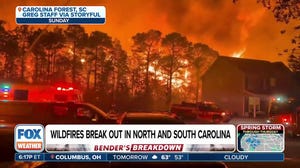 South Carolina woman shares experience fleeing during wildfire