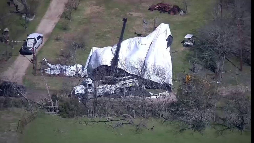 A Customs and Border Protection aircraft used to monitor the southern border in Texas snapped loose and traveled hundreds of miles after high winds blasted the area on Tuesday.