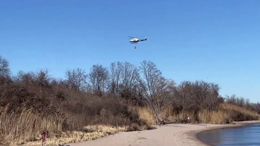 Firefighters were able to gain the upper hand on a brush fire burning in Gerritsen Beach on Saturday.