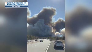 WIldfires scorch more than 600 acres on Long Island, NY