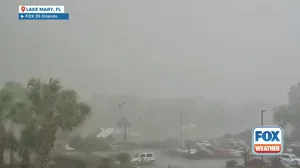 Tornado rips across I-4 at FOX 35 Orlando news station 