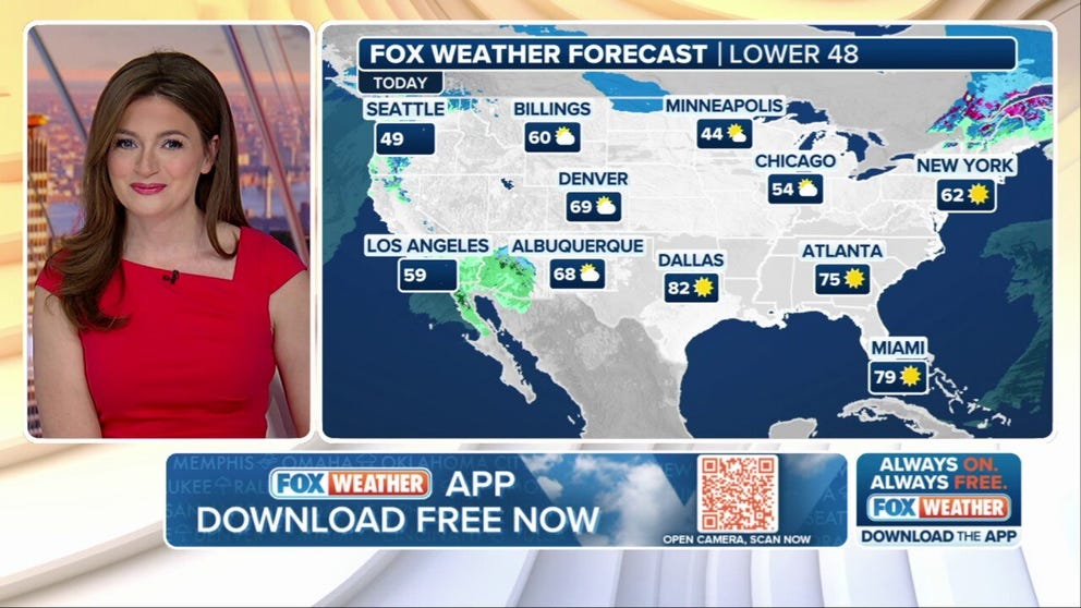 FOX Weather has you covered with the breaking forecasts and weather news headlines for your Weather in America on Tuesday, March 11, 2025. Get the latest from FOX Weather Meteorologist Britta Merwin.