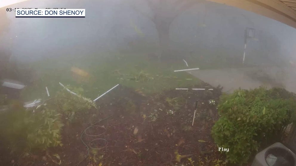 Security camera caught video of a tornado passing over a home in Longwood, Florida. Newsportual Weather service said the twister was on the ground for four miles (Video Credit: Don Shenoy).