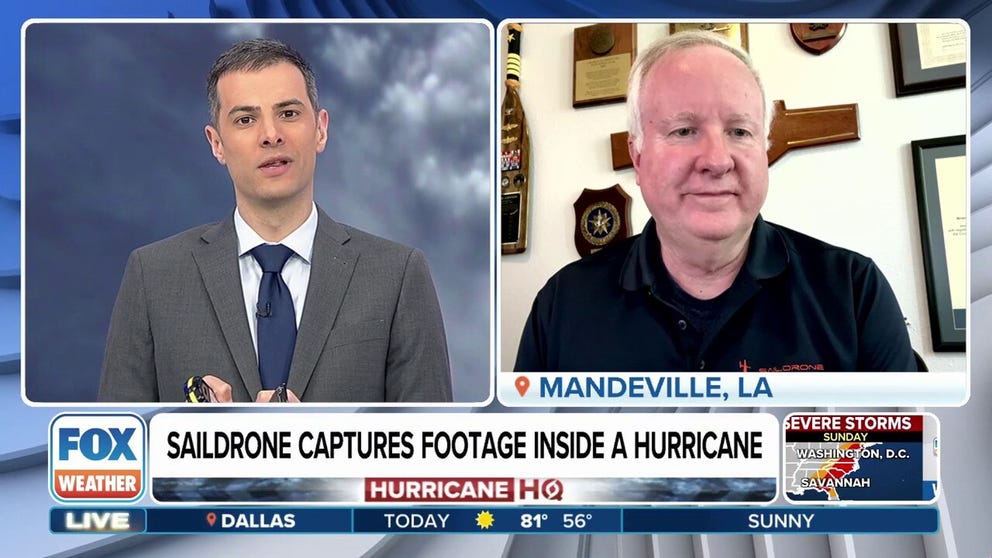 FILE: Saildrones are unmanned surface vehicles used to collect data amid powerful hurricanes. This initiative is done to hopefully use the collected data/mapping to be used towards forecasting.