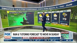 FOX Weather Meteorologist Ian Oliver breaks down the potential weather impacts for the PGA Players Championship tournament this week.