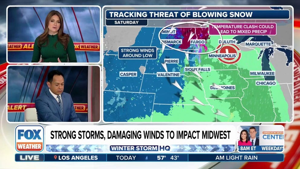 The FOX Forecast Center is tracking a powerful storm set to emerge from the Rockies and rapidly strengthen over the Plains by Thursday.