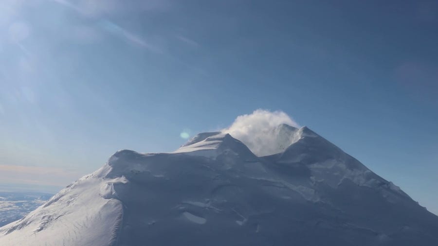 Watch: Steam emits from summit peak of Alaska's Mount Spurr amid increased unrest