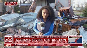 Severe weather carves path of destruction in Calera, Alabama