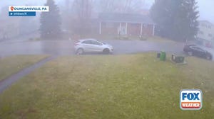 Intense rain, winds move through Pennsylvania 