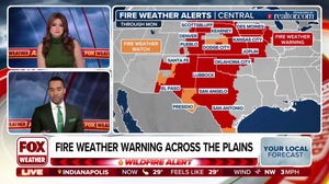 Critical fire weather conditions across southern Plains to start workweek