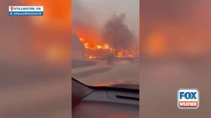 Watch: Wildfires ravage homes in Stillwater, Oklahoma