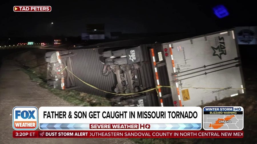 Father, son caught in tornado in Missouri