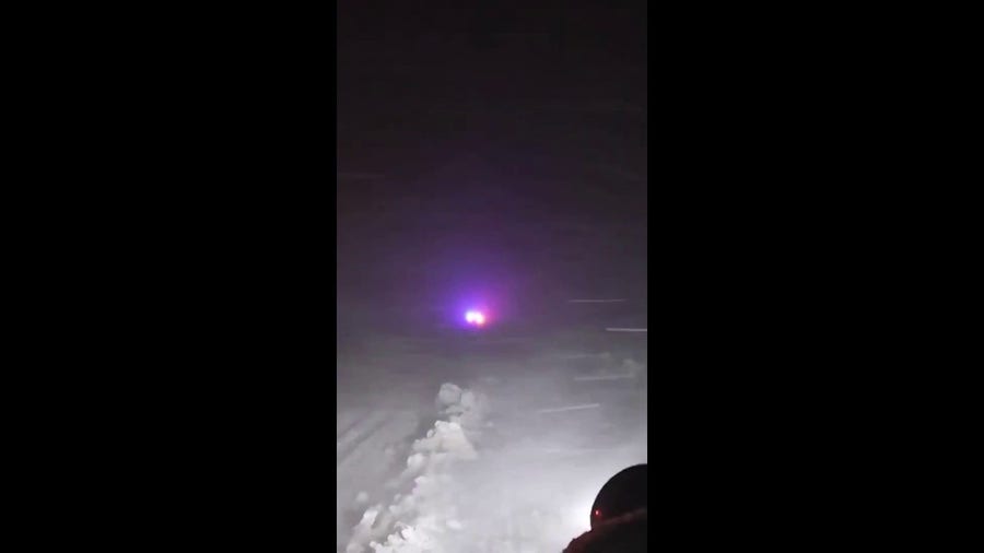 Watch: Nebraska State Patrol slammed by heavy snow, strong winds during blizzard