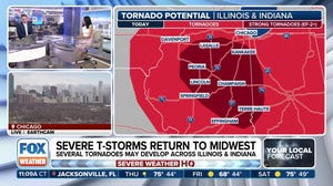 Tornadoes, large hail possible as severe weather threat returns to Midwest