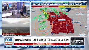 Tornado Watch underway for parts of Iowa, Illinois and Indiana