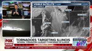 Tornadoes target Illinois as severe storms blasts across Midwest