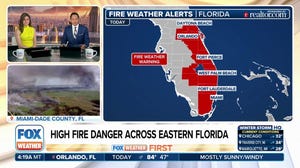 Eastern Florida sees critical fire threat on Thursday