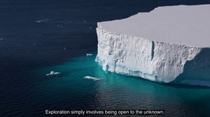 Hidden ocean world revealed after iceberg breaks away in Antarctica