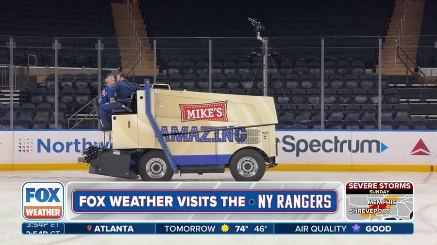 How crews maintain the ice at Madison Square Garden