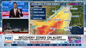 Severe weather threatens tornado recovery zones in the South this weekend