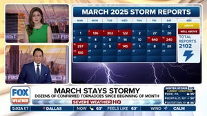 Final weekend of March likely to include more severe weather